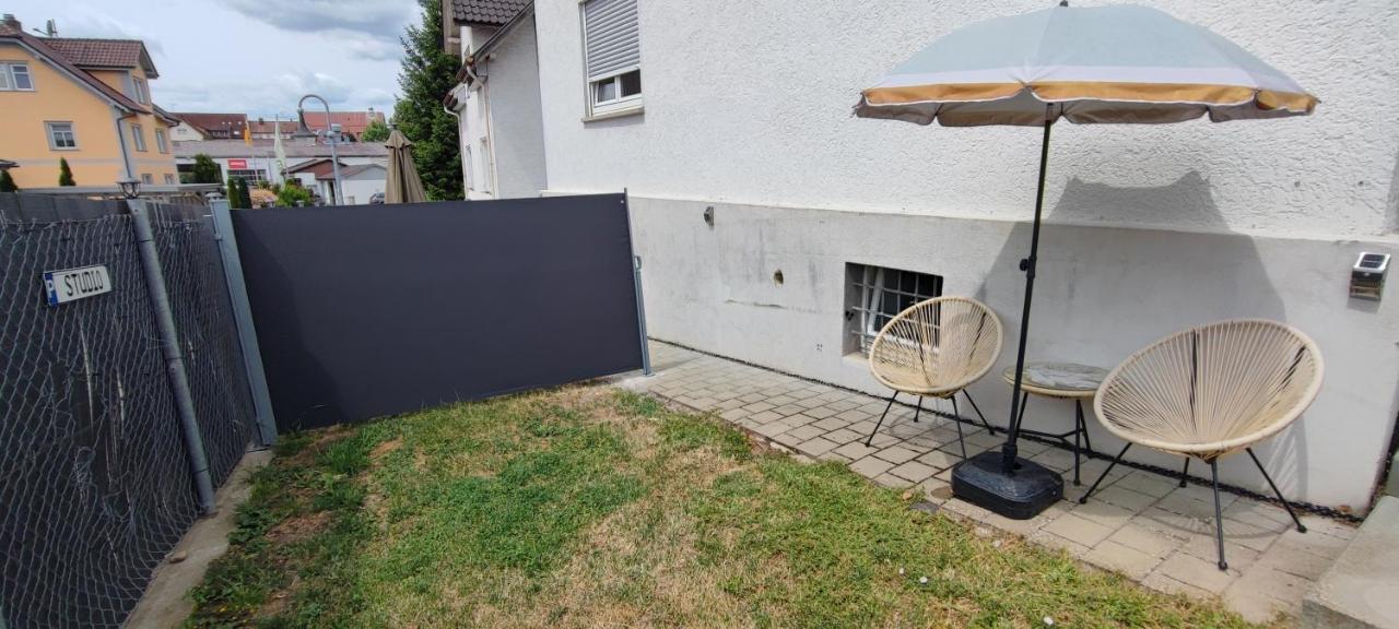 Studio Ferienwohnung Untergeschoss Ostrach Exterior foto